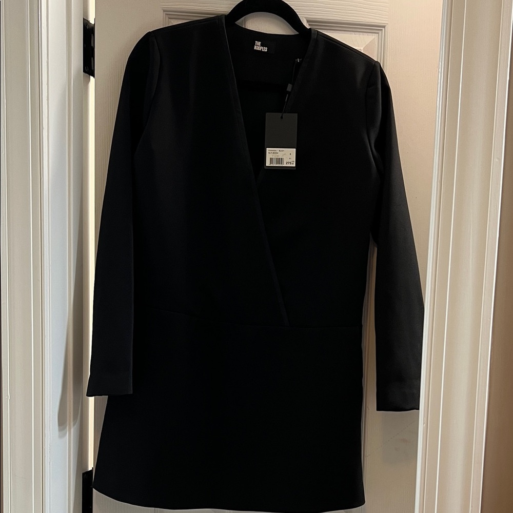 The Kooples Classic Black Long Sleeve Dress